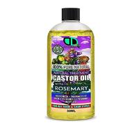 30 ml | Olio di ricino puro biologico con olio essenziale di rosmarino (pronto all'uso) per la crescita dei capelli del cuoio capelluto e il trattamento della perdita dei capelli (30 ml)