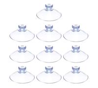 30 mm 10 Pezzi ventose trasparenti,ventose per vetro,senza ganci, Ventose Versatili, ventose PVC,facili da pulire,per Vetro Piastrelle,finestre,Specchio
