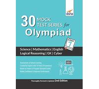 30 Mock Test Series for Olympiads Class 7 Science, Mathematics, English, Logical Reasoning, GK & Cyber