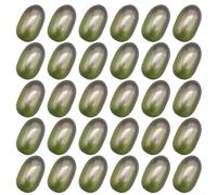 30 modelli di olive in schiuma adatti per usi decorativi in case, ristoranti e impostazioni fotografiche, olive artificiali leggere e riutilizzabili