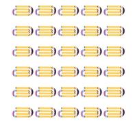 30 mollette acriliche per documenti fatti a mano, per ufficio e forniture scolastiche