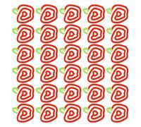 30 mollette acriliche per documenti fatti a mano, per ufficio e forniture scolastiche