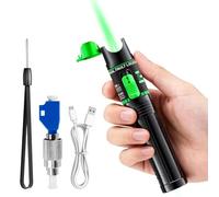 30 mW Visual Fault Locator ricaricabile con spina universale da 2,5 mm, FC/SC/SF, adattatore FC a presa LC, 30-50 km VFL penna a luce rossa cavo in fibra ottica tester tester tester metro