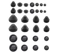 30 occhielli in gomma per firewall, torre di filo, rotondi, a doppia faccia, con foro a doppia faccia, per proteggere gli anelli di tenuta