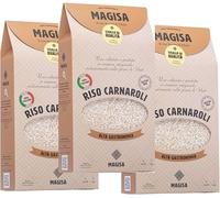 30 pacchi da 1 kg di Riso Carnaroli di Sibari az. Magisa Riso di Sibari alta qualità Riso super fino per risotto Riso per risotti