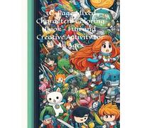 30-Page Mixed Characters Coloring Book - Fun and Creative Activity for All Ages