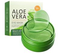 30 Paia Aloe Vera Patch Occhi,Collagen Under Eye Mask per l'idratazione Anti rughe età e la Riduzione Delle Occhiaie Gonfiori Borse Sotto Gli Occhi e Zampe di Gallina Illumina il Colore Della Pelle