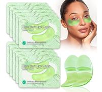 30 paia Aloe vera Patch oculari,Patch oculari in idrogel,lenitivo e idratante Maschera Occhi,Migliora l'aspetto della zona perioculare,Per uno sguardo più riposato e luminoso(Verde)