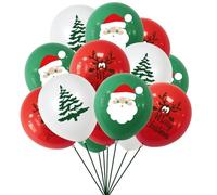 30 palloncini natalizi in lattice ispessito, decorazione per feste