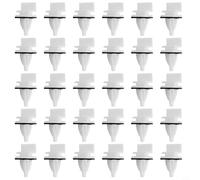 30 pannelli di guarnizione per sottoporta per auto, colore bianco, compatibili con Accord, ideali per Civic e modanatura per lato Acura per sostituzione resistente (sku sku)