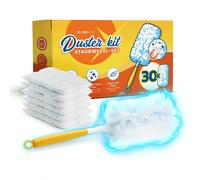 30 PANNI CATTURAPOLVERE XXL SWIFFER DUSTER KIT STARTER CON MANICO + 30 PANNI EXT