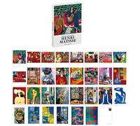 30 PCS 1 Set Cartoline di opere di pittori famosi Cartoline di letteratura e arte Biglietti d'auguri di compleanno Cartoline vuote regalo A33