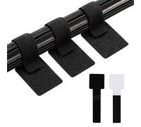 30 PCS 28x90mm Cable Management, Fascette Cavi Regolabili Autoadesive, Organizer Cavi Scrivania, Raccogli Cavi per Accessori Scrivania, Organizer Cavi Universali, Nascondi Cavi Riutilizzabili
