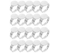 30 Pcs Anello Con Gemma Del Tempo Strumenti Per La Creazione Di Gioielli
