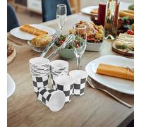 30 Pcs Bicchiere Di Carta Tazze Da Tè Racing Party Stoviglie Feste