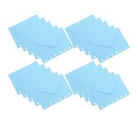 30 PCS Busta Fogli Sciolti Sacchetti Di Carta Gialli Cartella Ricaricabile Mini