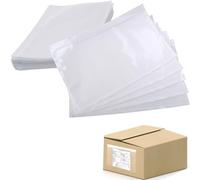 30 pcs Busta Porta Documenti Autoadesiva,Tasca Trasparente Adesiva Spedizioni,Buste Portadocumenti,Per lettere di vettura,Fatture,Bolle di consegna,Avvisi di istruzioni per polizze di carico,19x24 cm