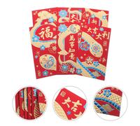 30 PCS Buste Da Lettera Rosse Per Soldi Pacchetti Rossi Tasca Rossa