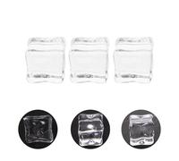 30 Pcs Decorazione Simulata Del Cubo Di Ghiaccio Cubi Riutilizzabili