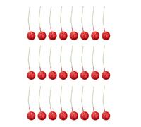 30 Pcs Frutta Artificiale Ciliegie Finte Accessori Per L'albero Di Natale
