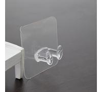 30 Pcs Gancio Trasparente Adesivo Trasparenti Da Parete Porta Del Tappo