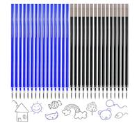 30 Pcs Refill per Penna Gel Cancellabile Blu e Nere,compatibili con Legami