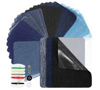 30 Pcs Toppe Termoadesive Toppa Per Riparazione Vestiti Riparare Indumenti