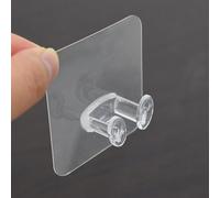 30 Pcs Trasparenti Gancio Da Parete Trasparente Adesivo Porta Del Tappo