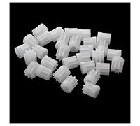 30 pezzi 0,5 modulo 8 denti Cog ingranaggi in plastica per albero motore auto giocattolo 2mm