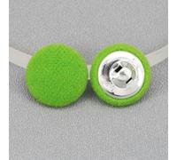 30 pezzi 15/20/25/30 mm bottoni rivestiti in tessuto colorato con gambo in metallo per accessori per cucito fai da te-verde-20 mm 30 pezzi