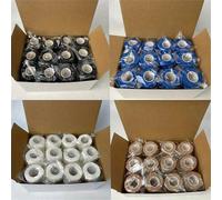 30 pezzi/15 pezzi Bende sportive elastiche autoadesive - Adatte per dita, caviglia, polso, vita, ginocchio e gomito (Confezione senza scatola) Dimensione compatta Bianco-30 pezzi/set,Nero-30 pezzi/set