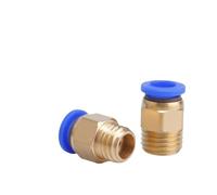 30 pezzi/50 pezzi Tubo 'aria M12X1,75-M6 M8 M10 M12 Connettore pneumatico con filettatura maschio metrica Tubo 'aria a sgancio rapido PC 4 6 8 mm Connettore pneumatico for tubi(PC4-M10X1,30PCS)