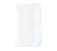 30 Pezzi 6 Fori Budget Binder Pvc Tasche Per Raccoglitori A6 Maniche Per Foto Trasparente E Impermeabile, Può Contenere Documenti, Quaderni, Foto, Fatture, Carte 18 * 10cm