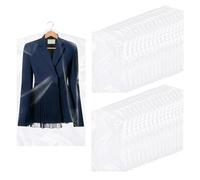 30 Pezzi 60 * 120 cm Monouso Sacchetti per Vestiti, Copriabiti Antipolvere, Buste Trasparenti per Vestiti, Custodie per Abiti, Buste Copri Abiti da Armadio per Indumenti, Camicie, Giacche，Gonne