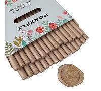 30 Pezzi 7mm Sigillare Bastoni di Cera per la Pistola di Colla, PORXFLY Mini Bastoni di Cera Sigillo Grande per le Buste di Carte, Inviti a Nozze, Confezioni Regalo (Oro Latte)