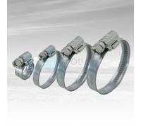 30 Pezzi 9 Mm 16-25Mm Fascette Per Tubo Filettatura A Vite In Acciaio Zincato