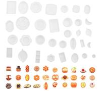 30 Pezzi Accessori Casa delle Bambole, Cibo in Miniatura per Bambole, Mini Verse Food Include 30 Piatto Accessori Bambole, Miniatura Accessori, Stili Casuali