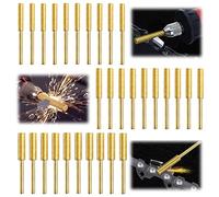 30 Pezzi Affila Catena Motosega, Affilacatene Affilatore per Motosega 4mm 4.8mm 5.5mm, Affilatrice Lima per Motoseghe Diamantate, Punte per Molatura in Pietra per Affilatrici per Motoseghe