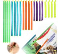 30 Pezzi Alimentari Tenuta Clip Sacchetti, Clip Sigillare Sacchetti in Plastica Durevole Clip per Sigillare Adatte per Sigillare Snack, Ingredienti da Cucina, Chicchi di Caffè ecc (5 Misure)