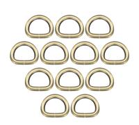 30 Pezzi Anelli D Metallo 5/8\" ID 3.8mm Spessore per Borse, Bronzo Chiaro