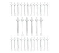 30 Pezzi Applicatori di Cera per Naso, Bastoncini per Ceretta al Naso a Doppia Estremità, Bacchetta per Cera per Depilazione Nasale e Pulizia Nasal, per Uomo e Donna