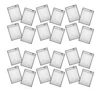 30 Pezzi Buste Documento Riutilizzabili in PVC Trasparente Nero | Accesso Rapido Fogli, Riuso Efficiente della Carta, per Presentazioni e Curriculum
