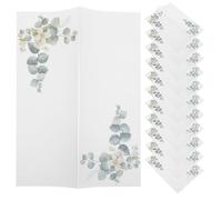 30 Pezzi Buste Invito Matrimonio Kraft Fodera in Carta da Ricalco | per Shower e Cena, Design Elegante e Versatile, Chiusura Autoadesiva, Coordinazione Semplice
