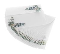 30 Pezzi Buste Trasparenti Inviti Matrimonio in Carta Velina | Inviti Nozze e Biglietti, Design Elegante Versatile, Adatte a Shower e Cena