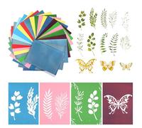 30 Pezzi Carta Cianotipia Kit con Materiale Cianotipico, A5 Carta Cianotipica con Clip Per Cianotipia, Carta Da Stampa Solare per Decorazione Artistica Murale e Progetti Fai Da Te