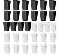 30 Pezzi Clip Autoadesive per Banconote, Molla Adesive Trasparente Clip, Clip a Molla Adesive in Plastica, Clip a Molla Adesive, Clip Adesive Rettangolari, per Ufficio Domestico