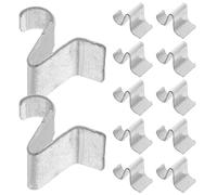 30 Pezzi Clip per Ripiano in Ferro Argento per Armadi e Schedari | Regolazione Rapida dei Ripiani, Finitura Lucida Resistente, per Scaffali Libreria e Organizzazione Ufficio