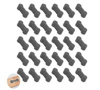 30 pezzi connettori per ferrovia in legno, adattatore universale grigio per binari in legno, set di espansione compatibile con marche comuni, ossa per binari a rete, collegamento binario