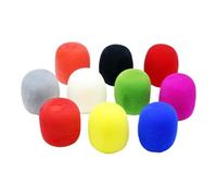 30 Pezzi Copertura in Spugna, Anti Vento, Colorata | Ricambio per Karaoke e Interviste, Adatta a Sala Conferenze, per Microfoni Dinamici, Set Assortito Colore Casuale