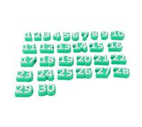 30 Pezzi Coprimina Numerati Riutilizzabili per Insegnanti | Riduce la confusione con le matite, Adattabilità universale alle matite standard, Ottimo per l\'allestimento in classe